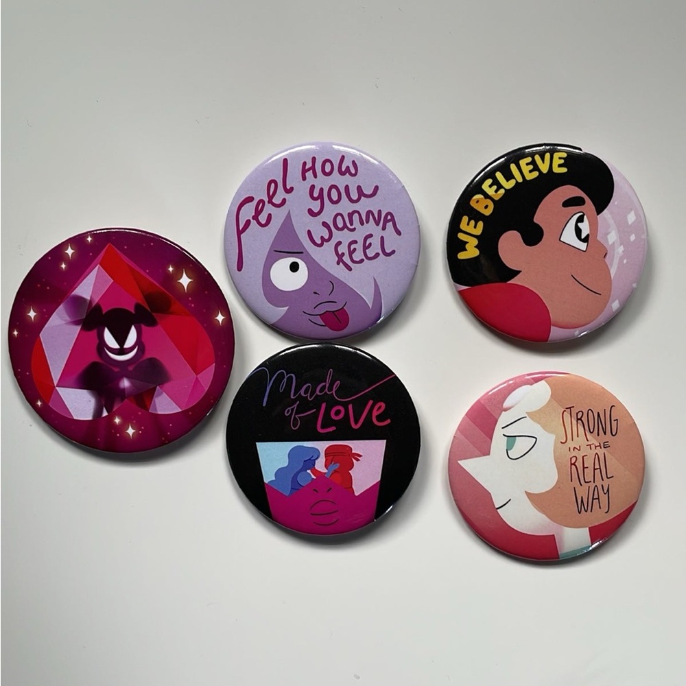 Steven Universe buttons set Comic-Con exclusive only
